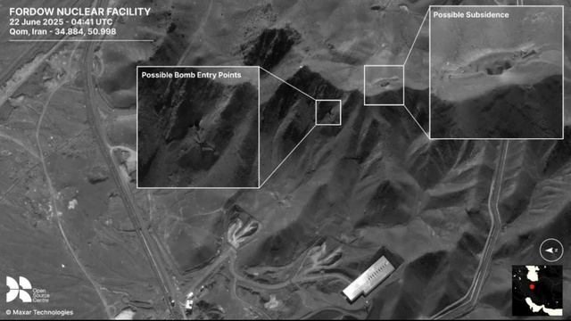 Иран в ответ на удар США атаковал баллистическими ракетами Израиль