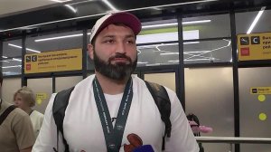 В Москву после успеха на Чемпионате мира вернулась сборная России по дзюдо