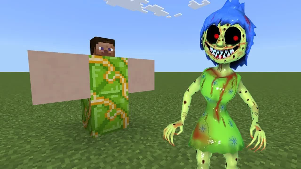 НОВЫЙ ХОРРОР АДДОН в Minecraft PE Bedrock