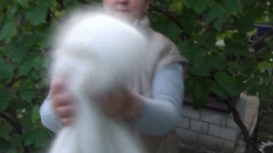 89507716355 Белые платочки и косынки из щипанного местного пуха. Натуральные, не распушенные.