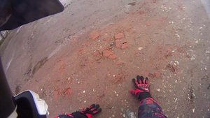 Падение на мото