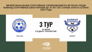 Первенство СФО и ДВФО футболу среди юношей до 16 лет. Зональный этап. Улан-Удэ - Байкал