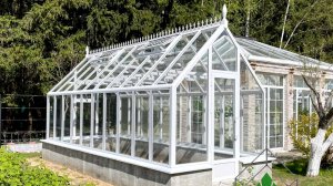 Стеклянная теплица Грейс 2.5х6 метров.
