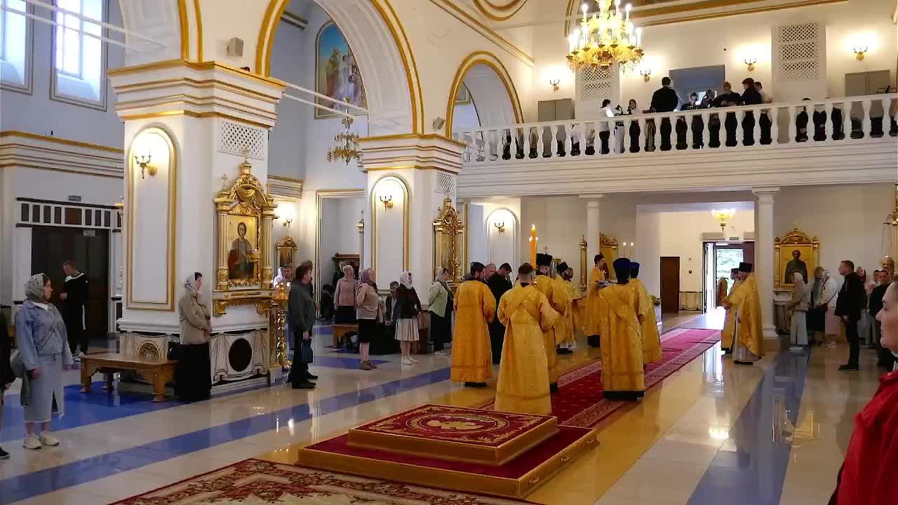 Божественная литургия. Спасо-Вознесенский кафедральный собор