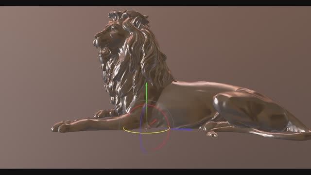 Lion 1 (Marmoset Toolbag 3 render)