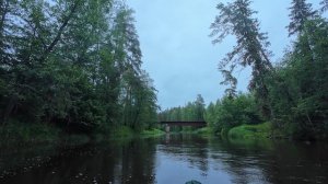 Сплав по реке Песь ( 2 ой мост ж/д  ) 49 км .
