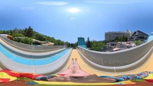 Ялта-Интурист. Водные горки. Июнь 2025. Видео 360