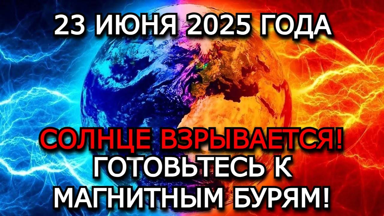 МАГНИТНЫЕ БУРИ 23 ИЮНЯ 2025! ДИНАМИЧНАЯ ГЕОМАГНИТНАЯ ОБСТАНОВКА И УГРОЗА ВСПЫШЕК КЛАССА X!