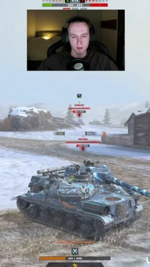 Неравная битва AMX 30B vs Объект 268 Tanks Blitz