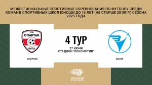 Первенство СФО и ДВФО футболу среди юношей до 16 лет. Зональный этап. Спартак - Зенит