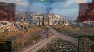 165 Бой в танчиках Штурмовая пт AT-8 6lvl  Рандом