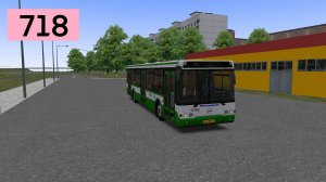OMSI 2: Автобус №718 Улица академика Бакулева - МЦД Мещерская