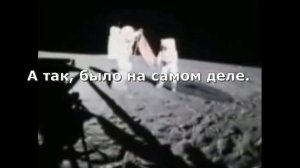 Американские астронавты на Луне.