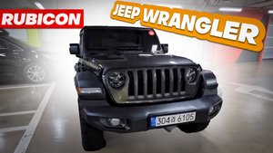Осмотр Jeep Wrangler Rubicon перед покупкой в Южной Корее.