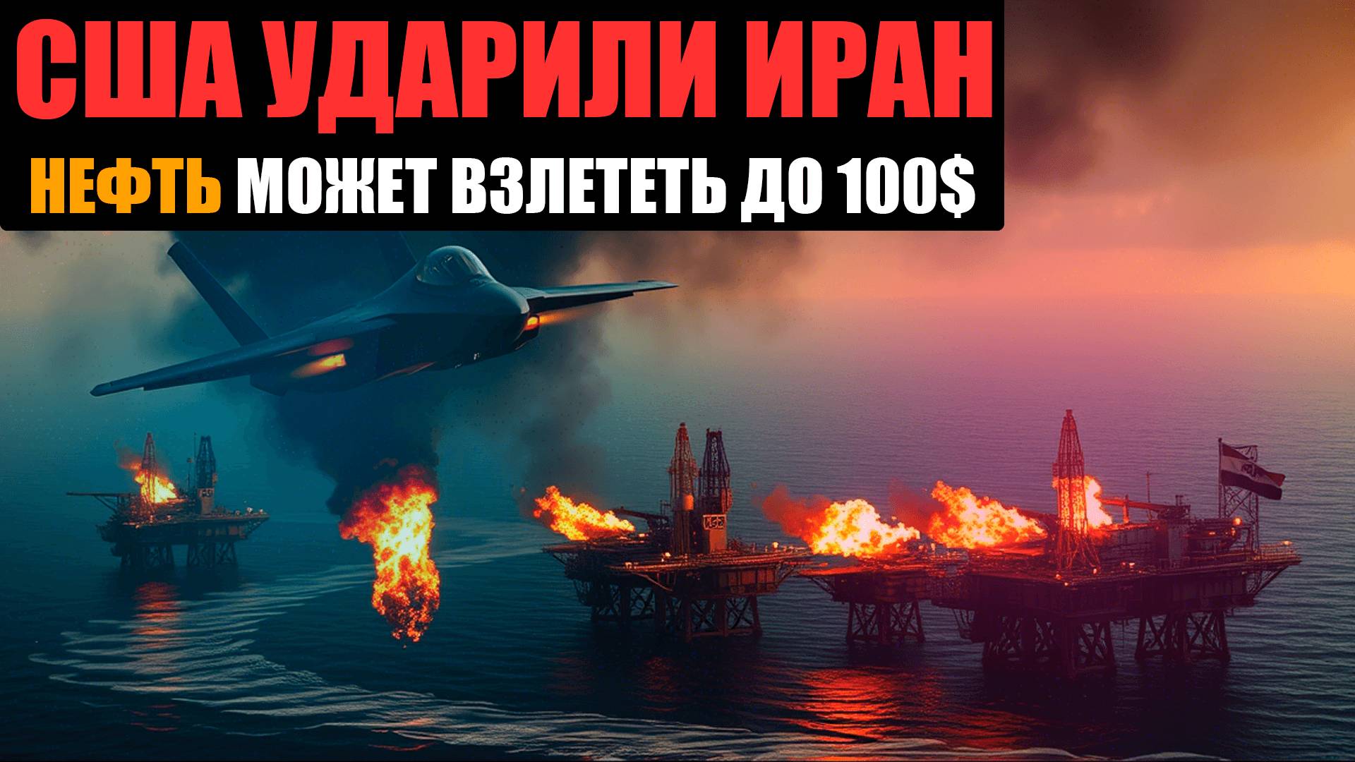 🔥 БОМБОВЫЙ УДАР США ПО ИРАНУ! НЕФТЬ ВЗЛЕТИТ? СРОЧНО ПОКУПАТЬ АКЦИИ НЕФТЕГАЗОВОГО СЕКТОРА