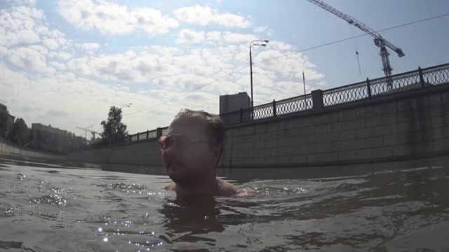 Плавание по Яузе, 2017г август