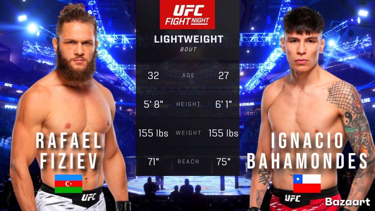 Рафаэль Физиев vs. Игнасио Бахамондес Полное видео боя UFC BAKU
