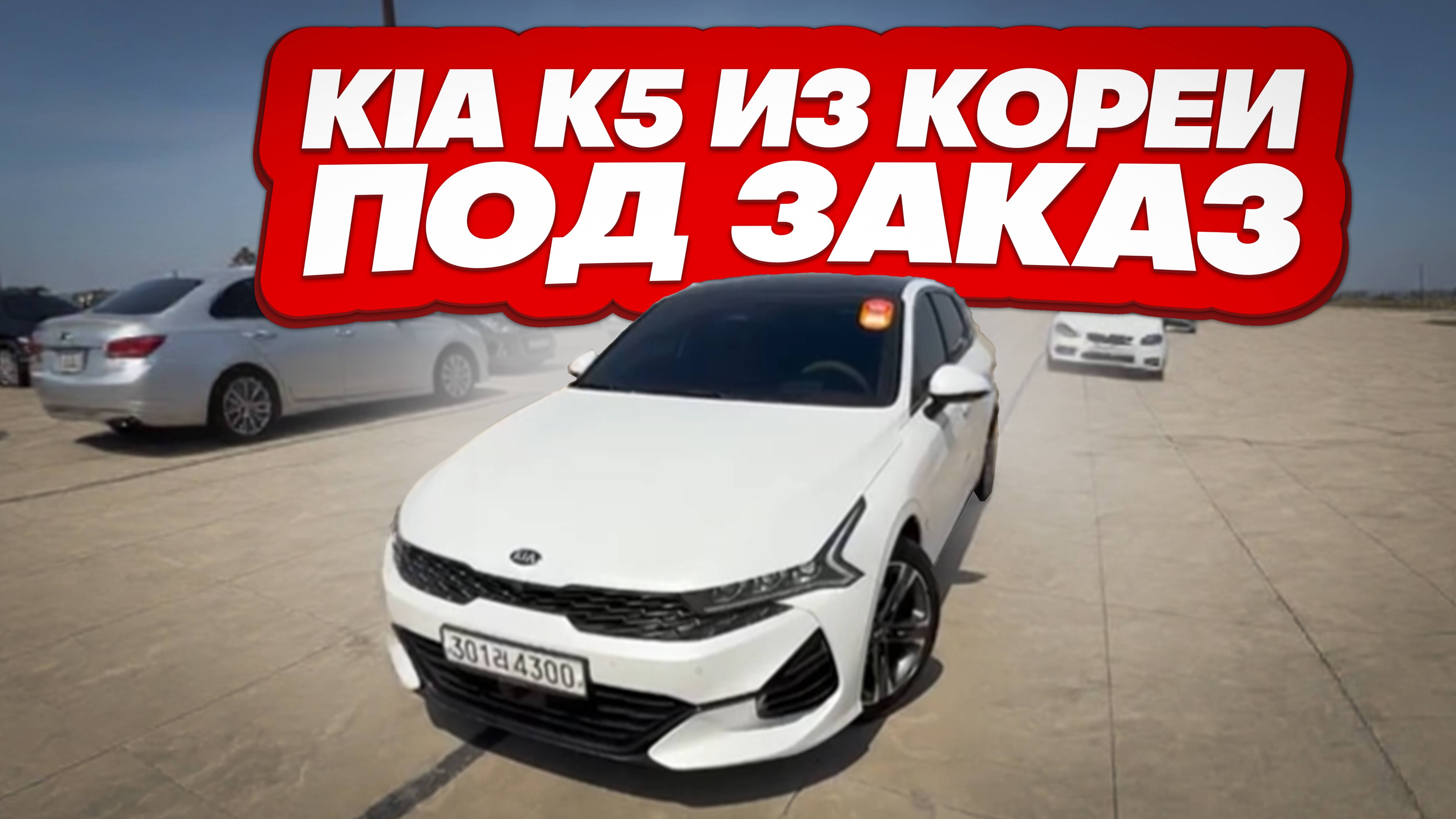 Осмотр Kia K5 перед покупкой в Южной Корее.