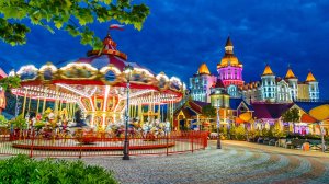Волшебная карусель Сочи Парка в Сириусе