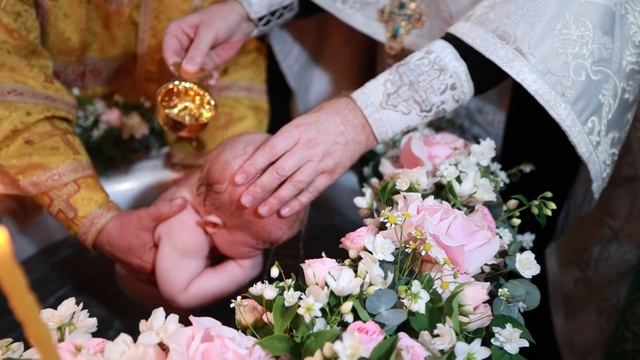 Крещение Маргариты. Ролик для социальных сетей.