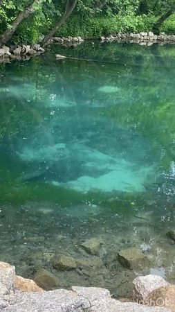 Голубое озеро в городе Казани