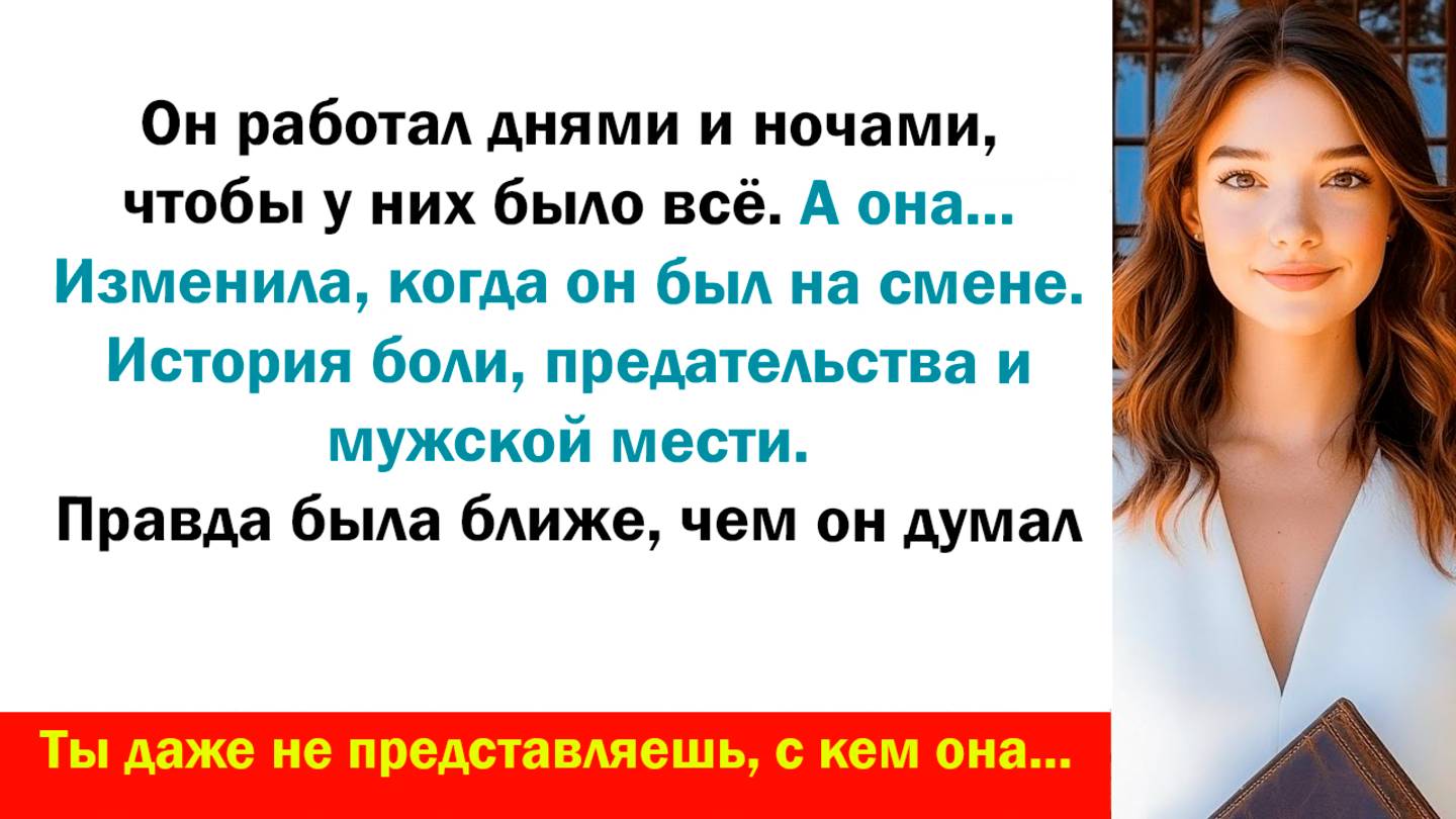 Жена предала, пока он работал: правда всплыла случайно Аудио рассказы, Жизненные истории слушать