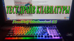 Распаковка и обзор механической клавиатуры FreeWolf Mechanical K3
