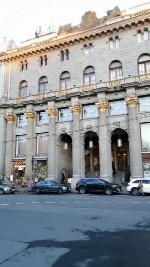 Петроградское губернское кредитное общество. Кинотеатр Родина. Караванная ,12