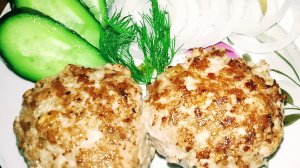 Сочные мясные котлеты с мультизлаковыми хлопьями