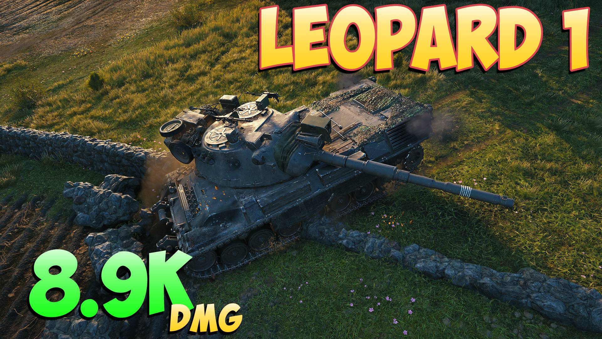 Leopard 1 - 5 Фрагов 8.9K Урона - Дерзкий! - Мир Танков