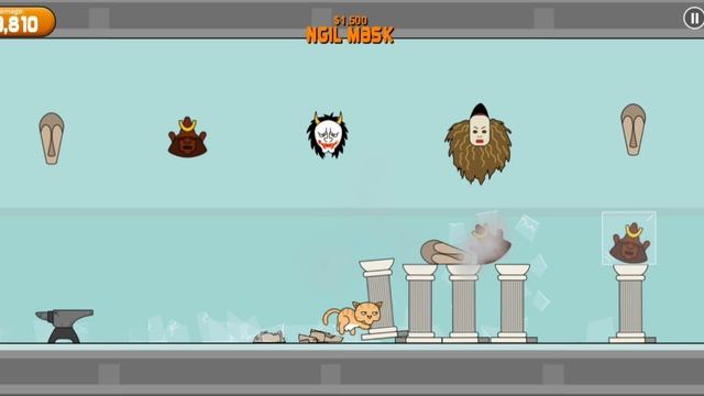 Играем в котика,который все разрушает