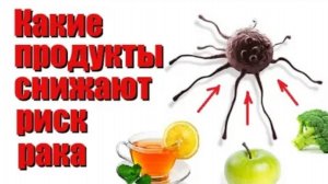 Какие продукты снижают риск рака