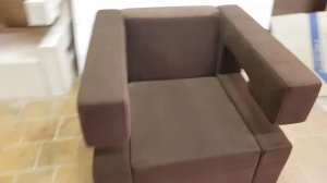 "Кресло - Бресло" коричневое на заказ от компании Divan78&Design.