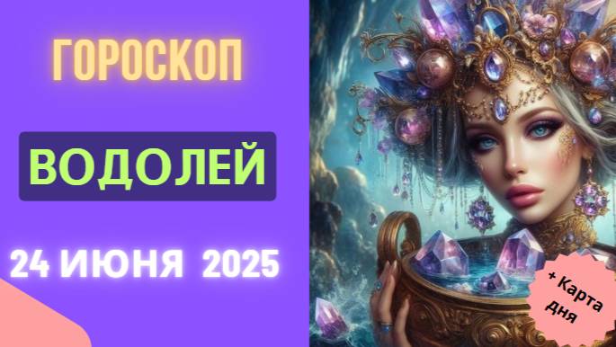 ♒ ГОРМОСКОП НА СЕГОДНЯ 24 ИЮНЯ ДЛЯ ВОДОЛЕЕВ — ВРЕМЯ ИННОВАЦИЙ И СВОБОДЫ!