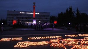 Всероссийская акция "Огненные картины войны" в Тихвине 21.06.2025