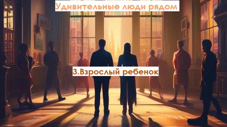 Удивительные люди рядом. 3 Взрослый ребенок