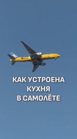 КАК УСТРОЕНА КУХНЯ В САМОЛЁТЕ?