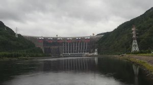 Саяно-Шушенская ГЭС на реке Енисей.