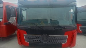 Обзор Кабины Shacman X3000 красная самосвал