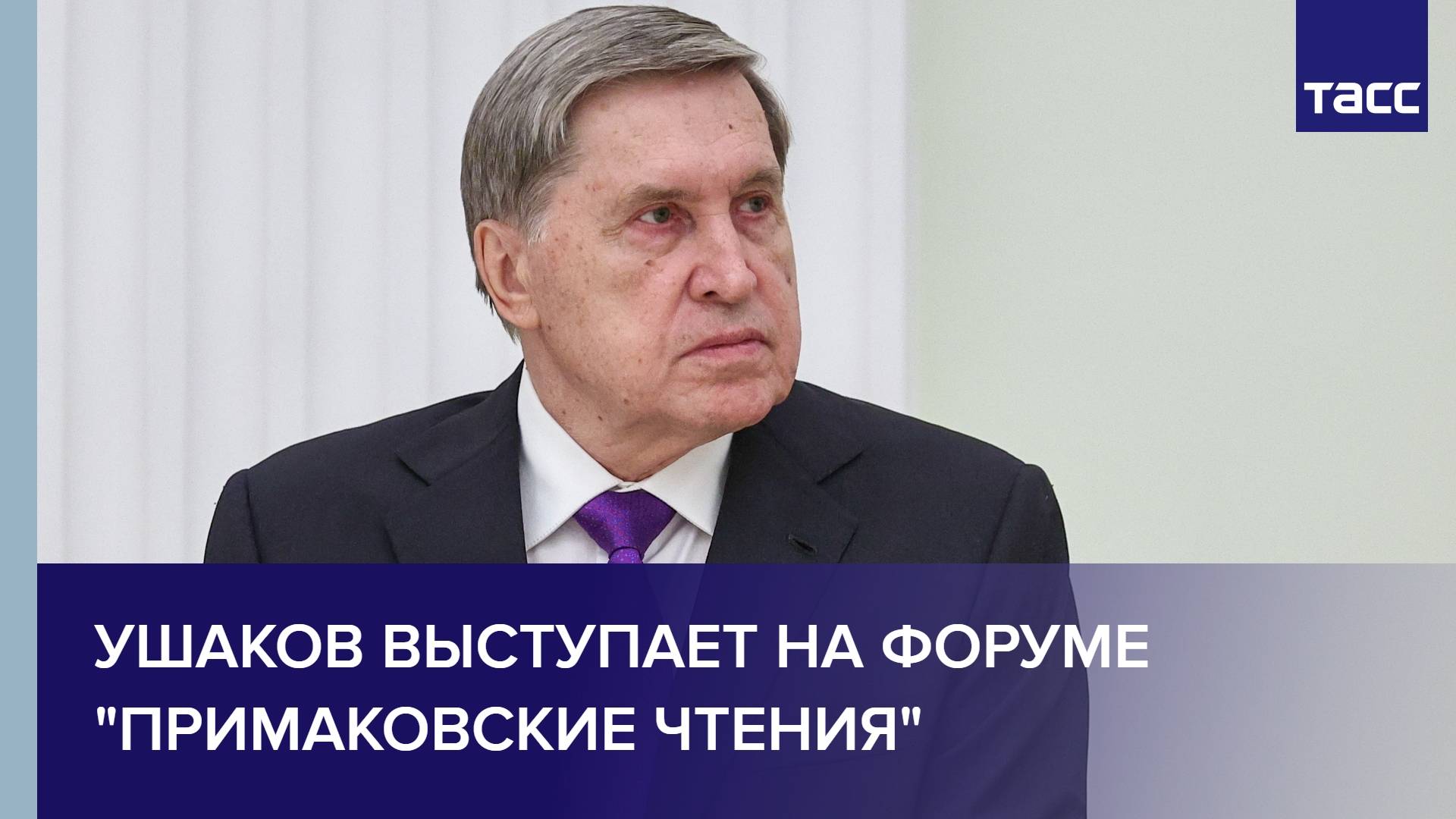 Ушаков выступает на форуме "Примаковские чтения"
