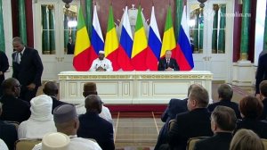 Состоялась церемония обмена документами России и Мали, Москва, 22 июня 2025 года