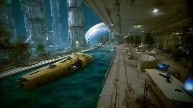 Starbase ⧫ Relaxing SciFi Ambient Soundscape ⧫ Deep Space Outpost for Rest & Reflection