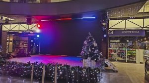 Профессиональный монтаж и программирование сценического света в торгово-развлекательном центре