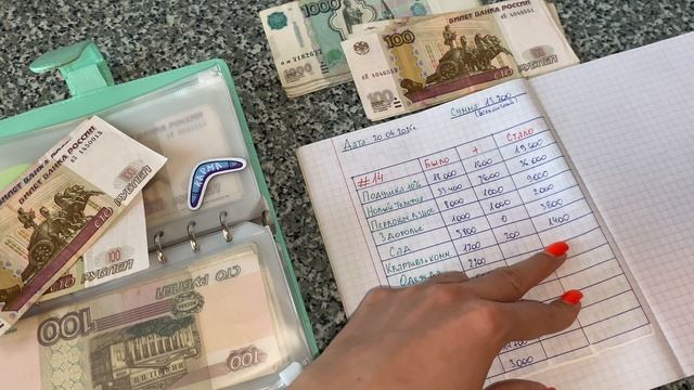 РАСПРЕДЕЛЕНИЕ ДЕНЕГ ПО КОНВЕРТАМ #14 💰💸 БОЛЬНИЧНЫЙ 🏥 ПЕРЕЛОМ… 🥲