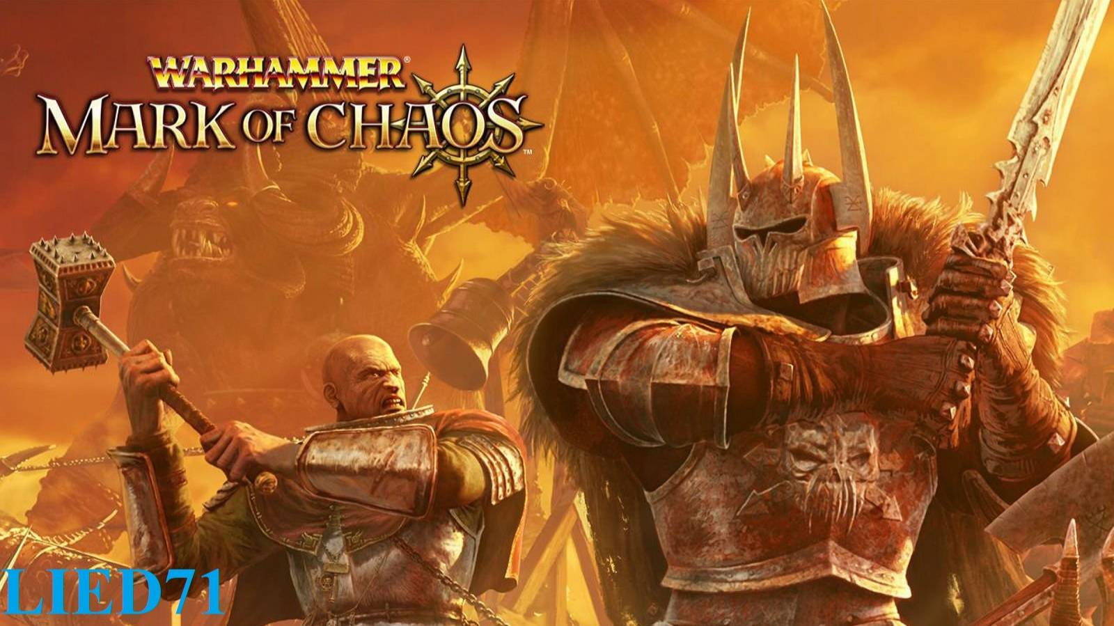 Warhammer: Mark of Chaos ч1. Акт 1. Империум, начало, поиск лута, крупные отряды, кайт магом огня..