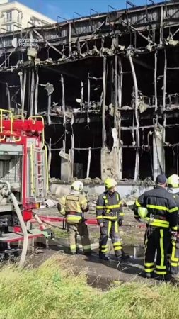 Последствия прилетов в Соломенском районе Киева. Титаны ППО все сбили.