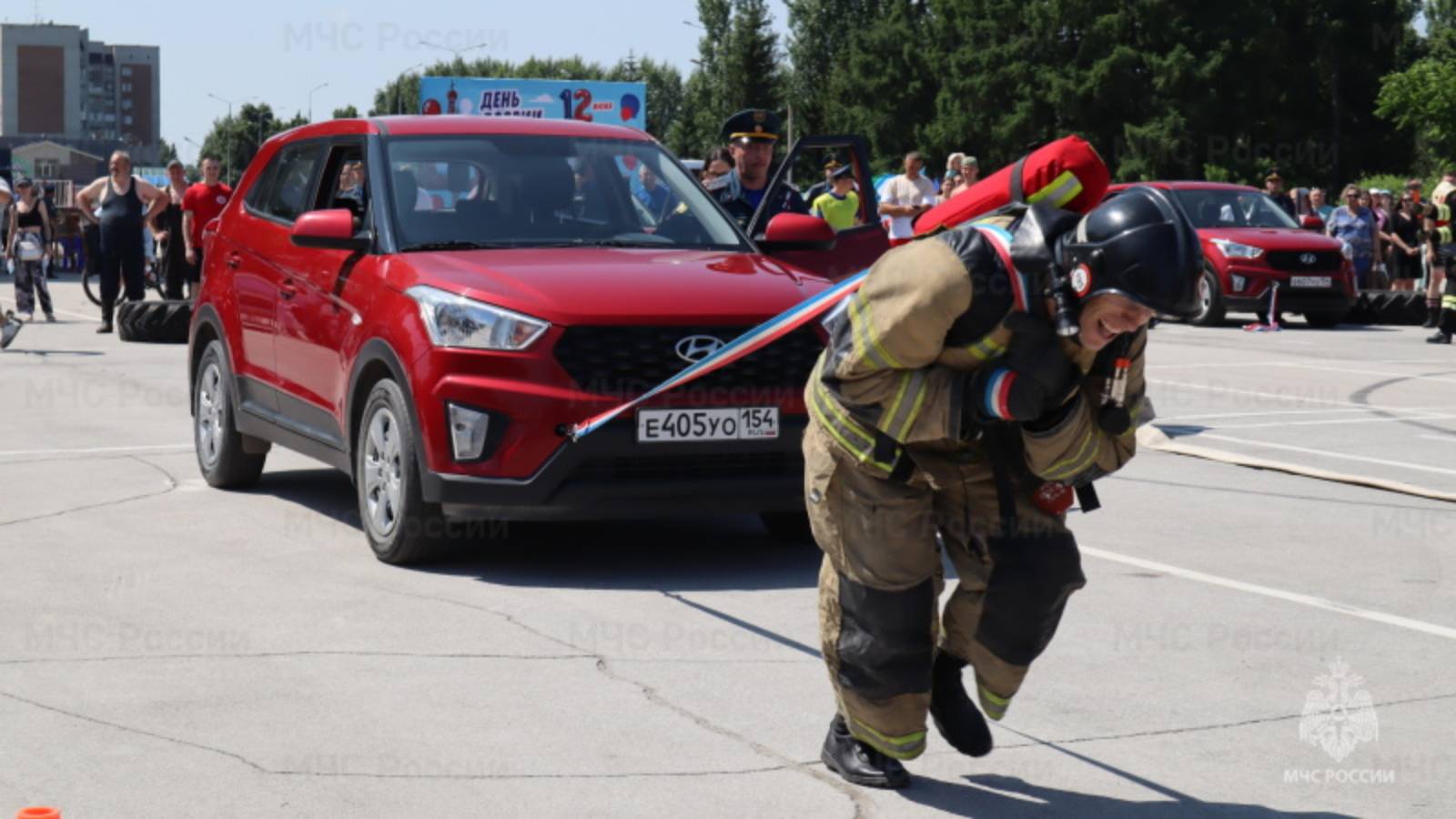 Пожарный кроссфит в Новосибирске