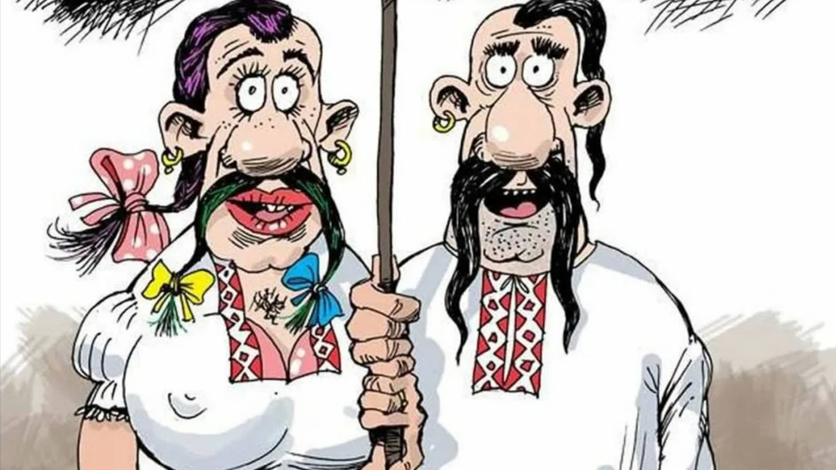 🔴Вы спрашивали, как выглядят хохлы и последствия на них сифилиса, вот так☝️🔴😂