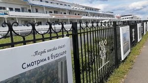 краткий обзор речного порта в Чебоксарах просто красота