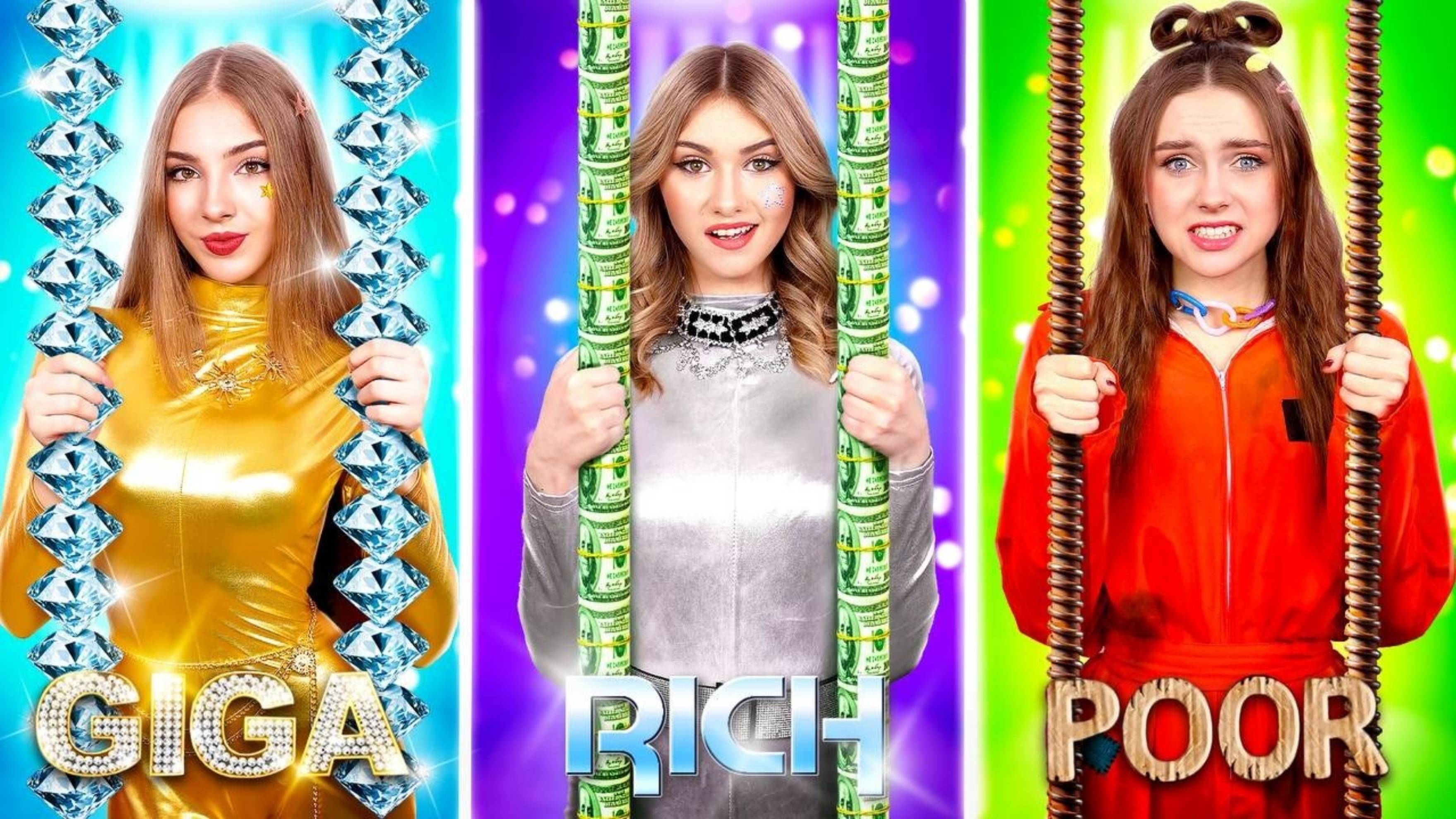 Тим Тин : Богатая vs Бедная vs Гига Богатая Девушка в Тюрьме!
